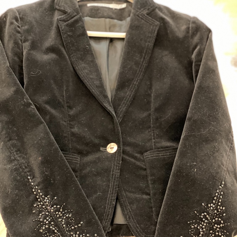 Part Two Velvet Blazer- Perfect Condition - Size 6.